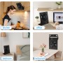 VEMONT Ventilador de sobremesa, Ventilador de mesa USB,Ventilador con batería recargable de 5000mAh,Ventilador portátil con