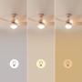 Cecotec Ventilador de Techo con Luz EnergySilence Aero 4260 Full Mint de 40 W con motor DC y 42” con luz LED, Mando a distancia,
