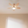 Cecotec Ventilador de Techo con Luz EnergySilence Aero 4260 Full Mint de 40 W con motor DC y 42” con luz LED, Mando a distancia,