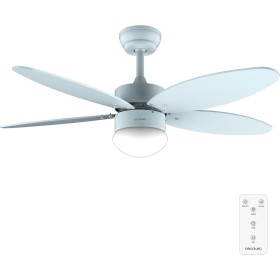 Cecotec Ventilador de Techo con Luz EnergySilence Aero 4260 Full Sky de 40 W con motor DC y 42” con luz LED, Mando a distancia,