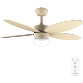 Cecotec Ventilador de Techo con Luz EnergySilence Aero 4260 Full SunLight de 40 W con motor DC y 42” con luz LED, Mando a
