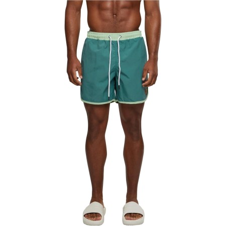 URBAN CLASSICS Bañador para Hombre Estilo Retro, Bermudas Cortos, Shorts de Baño para Natación de Secado Rápido adapto para las