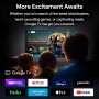 RockTek GB1 HDMI Dongle con Google TV, 2G RAM 16G RGM 4K Streaming Media Player Certificado Google Soporte Netflix, Disney+,