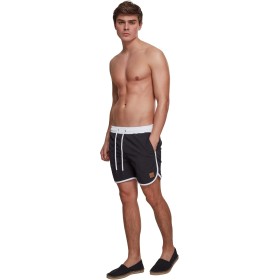 URBAN CLASSICS Bañador para Hombre Estilo Retro, Bermudas Cortos, Shorts de Baño para Natación de Secado Rápido adapto para las