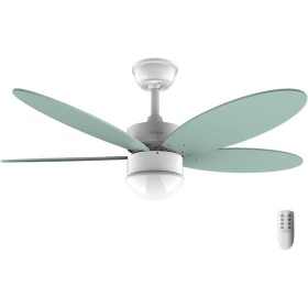 Cecotec Ventilador de Techo con Luz EnergySilence Aero 4260 Mint. 40 W, Motor DC, Diámetro 42” con 5 Aspas Reversibles, Luz LED,