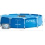Intex Piscina redonda azul con estructura metálica elevada - Ø 305 x 76 cm