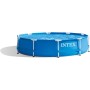 Intex Piscina redonda azul con estructura metálica elevada - Ø 305 x 76 cm