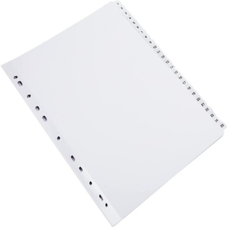 Índice Mylar Q-Connect A4 1-50