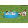 BESTWAY Piscina Desmontable Tubular Infantil My First Frame Pools Ø152x38 cm Azul