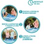 Intex 55242 - Piscina Desmontable Redonda Metal Frame Familiar Color Azul, Medidas Ø244x51 cm, Capacidad 1,828 litros, Material