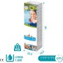 Intex 55242 - Piscina Desmontable Redonda Metal Frame Familiar Color Azul, Medidas Ø244x51 cm, Capacidad 1,828 litros, Material