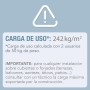Intex 55242 - Piscina Desmontable Redonda Metal Frame Familiar Color Azul, Medidas Ø244x51 cm, Capacidad 1,828 litros, Material