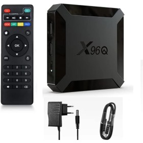 X96, Q 1 GB de RAM y 8 GB de ROM Box Android TV Box Media Player (Android 11.0) con Mando a Distancia y Cable HDMI, Reproductor