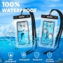WONSAR Bolsa Impermeable y Funda Impermeable Móvil Universal, Bolsa Estanca Impermeable para Deportes Acuáticos, Playa,
