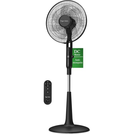 Taylor Swoden Ventilador de pie Silencioso, 25DB DC Ventilador, 28 Velocidades, 3258.6m³/h, 7 Aspas, con Mando, 3 Modos,