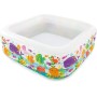 Intex Piscina Hinchable Infantil, 157x157x122 cm, 295 litros, con toldo Desmontable, Diseño acuático, Tapón de desagüe, Uso