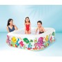 Intex Piscina Hinchable Infantil, 157x157x122 cm, 295 litros, con toldo Desmontable, Diseño acuático, Tapón de desagüe, Uso