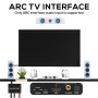Extractor de audio de arco multifuncional, amplificador de audio de alto rendimiento, función de conmutación coaxial de 3