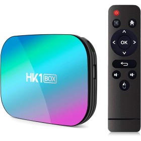 Xilibod Android 9.0 TV Box 4GB RAM/32GB ROM Amlogic S905X3 Quad Core 64bit Cortex-A55, GPU G31™ MP2,H.265 Decoding 2.4G/5G