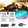 Xilibod Android 9.0 TV Box 4GB RAM/32GB ROM Amlogic S905X3 Quad Core 64bit Cortex-A55, GPU G31™ MP2,H.265 Decoding 2.4G/5G