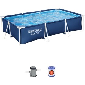 BESTWAY Piscina Desmontable Tubular Steel Pro 300x201x66 cm Azul