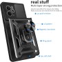 MEMELOKA Funda para Realme 14T 5G/Realme 14 5G/Realme P3 5G + Cristal Templado, Armor Carcasa Militar Antiarañazos con 360°