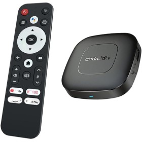 T1 Deluxe Edition Android 14.0 TV Box Quad-Core WiFi6 2.4G/5.8Ghz BT5.0 4K AV1 Ultra HD Control de voz Reproductor doméstico