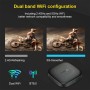 T1 Deluxe Edition Android 14.0 TV Box Quad-Core WiFi6 2.4G/5.8Ghz BT5.0 4K AV1 Ultra HD Control de voz Reproductor doméstico