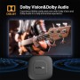T1 Deluxe Edition Android 14.0 TV Box Quad-Core WiFi6 2.4G/5.8Ghz BT5.0 4K AV1 Ultra HD Control de voz Reproductor doméstico
