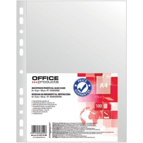 Office Products 21142115-90 - Carteras para documentos hechas de película de polipropileno suave y lisa, 30 μm de grosor. 100