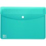 Oxford FolderSys - Bolsa para documentos, tamaño A6, 5 unidades, 5 colores, plástico, transparente