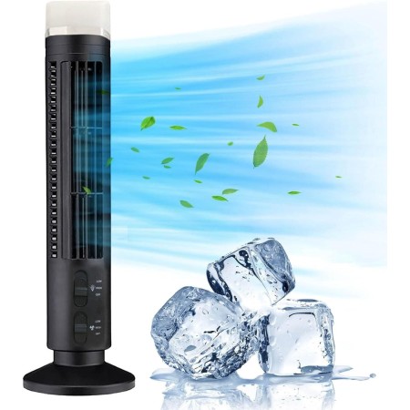 Ejoyous Ventilador de Torre, Ventilador de Columna con ángulo de Oscilación de 90°, Ventilador de Pie, Ventilador Enfriador de