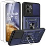 MEMELOKA Funda para Realme 14T 5G/Realme 14 5G/Realme P3 5G + Cristal Templado, Armor Carcasa Militar Antiarañazos con 360°