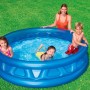 Intex Piscina hinchable infantil, 188x46 cm, 790 litros, 3 cámaras de aire, Color azul, Vinilo resistente, Tapón de desagüe,