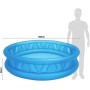 Intex Piscina hinchable infantil, 188x46 cm, 790 litros, 3 cámaras de aire, Color azul, Vinilo resistente, Tapón de desagüe,
