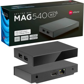 mag 540w3 Original Infomir & hb-digital 4K Set Top Box Reproductor Multimedia Internet TV Receptor UHD 60FPS 2160p@60 FPS HDMI