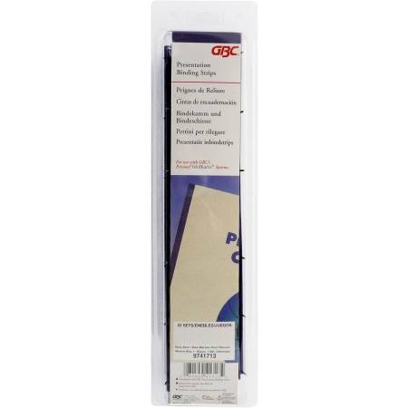 GBC A9741639 - Peines 4 púas para VELOBIND (caja 25) color blanco