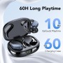 Auriculares Inalambricos, Auriculares Bluetooth 5.3 Deportivos con Gancho de la Oreja, 60H de Reproducción, Pantalla LED,