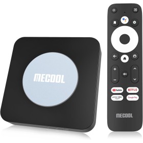 ZUMKUNM MECOOL KM2 Plus Caja de TV Android 11 certificada por Netflix y Google, Media Player con 2G RAM 16G ROM, soporta Prime