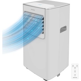 Cecotec Aire Acondicionado Portátil con Mando a Distancia ForceClima 7100 Soundless, 7000 BTU, Pantalla LED, 4 Modos, 2