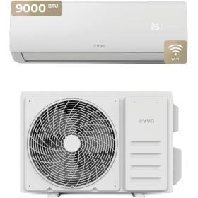 EVVO Aire acondicionado Split CLIMA WiFi Refrigeración y Calefacción, Conectividad WIFI, Motor Inverter, Bomba de Calor, Clase