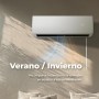 EVVO Aire acondicionado Split CLIMA WiFi Refrigeración y Calefacción, Conectividad WIFI, Motor Inverter, Bomba de Calor, Clase