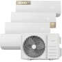 EVVO Aire acondicionado Split CLIMA WiFi Refrigeración y Calefacción, Conectividad WIFI, Motor Inverter, Bomba de Calor, Clase
