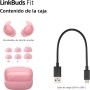 Sony LinkBuds Fit – Auriculares Bluetooth True Wireless con Noise Cancelling - Cómodos Todo el día, IPX4, Hi-Res Audio, Ambient