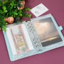 40 Unidades A6 Binder Pockets, Fundas de Plástico Transparente Para Fotos y Tarjetas de Crédito, Impermeables Para Billetes de