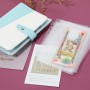 40 Unidades A6 Binder Pockets, Fundas de Plástico Transparente Para Fotos y Tarjetas de Crédito, Impermeables Para Billetes de