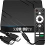 Retoo TV Box Android 13 Smart 4K Bluetooth 5.0 2GB 16GB Soporta Google TV HDMI Doble Banda WiFi Control Remoto Formatos de Vídeo