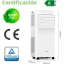 COMFEE Pingüino Aire Acondicionado Portátil 7000 BTU/1800 Frigorías Breezy Cool Pro – Climatizador sin unidad exterior, Bajo