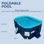 INDUSTEX - Piscina Plegable Foldable Pool, Piscina para niños y Adultos, Piscina para Perros portátil, Piscina Desmontable,