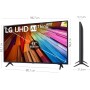 LG 43UR78006LK 43", 4K UHD, Smart TV, HDR10, webOS23, Serie 78, Procesador Alta Potencia, Dolby Digital Plus, Alexa/Google